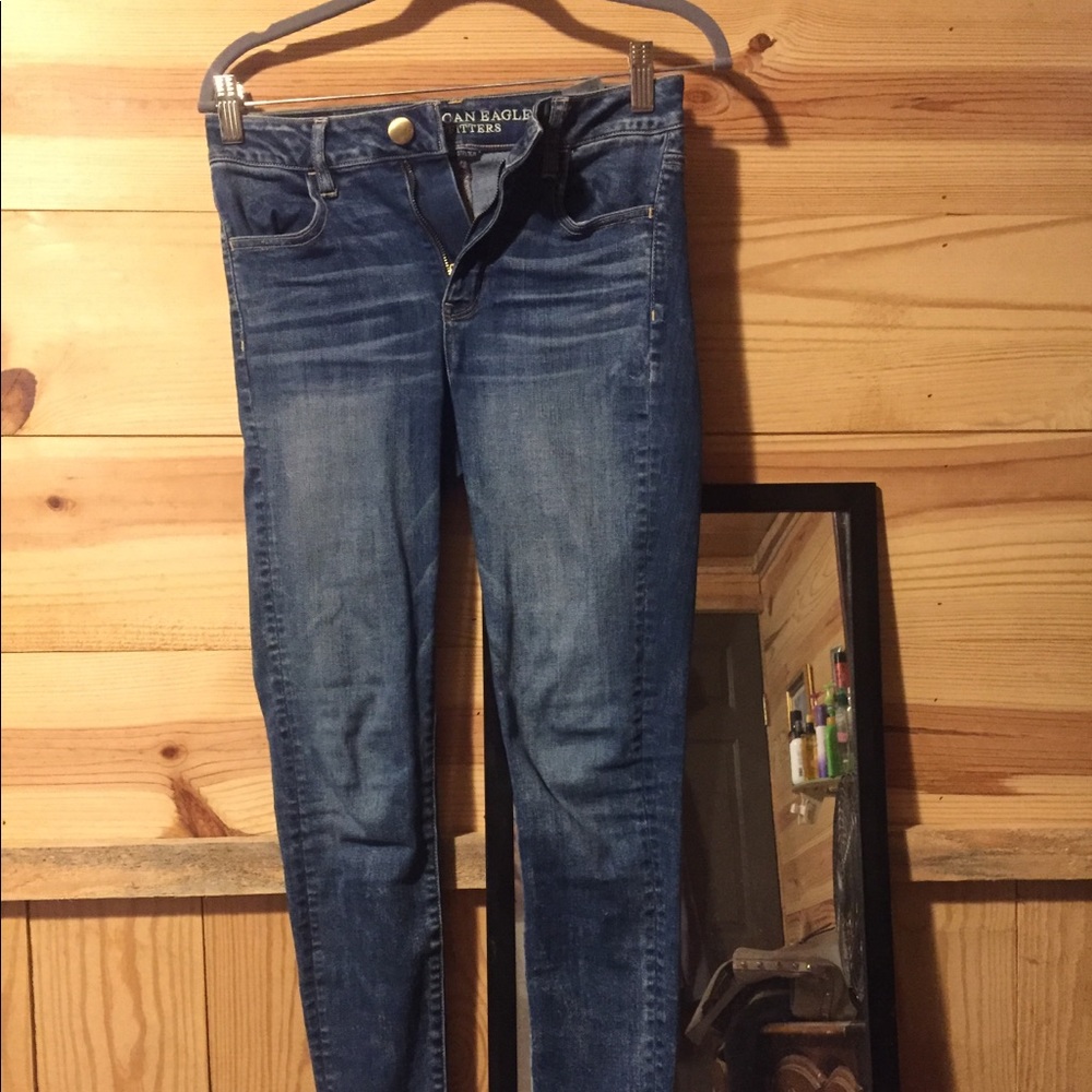 American Eagle High Waisted Skinny Jeans Stretchy